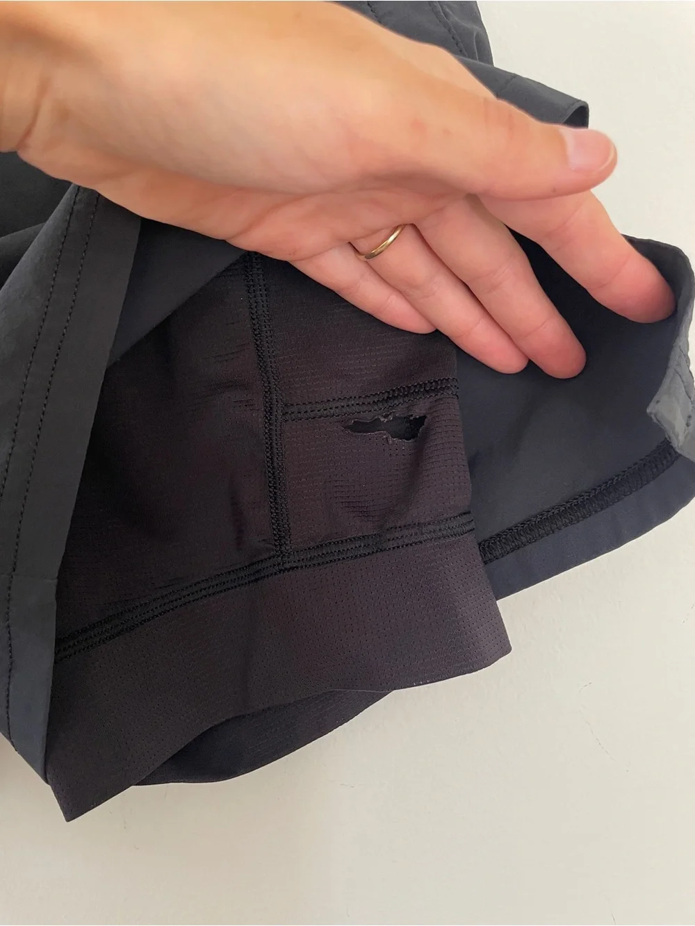 Rhone Swift Shorts Lined size small compression black gym work out exercise mens